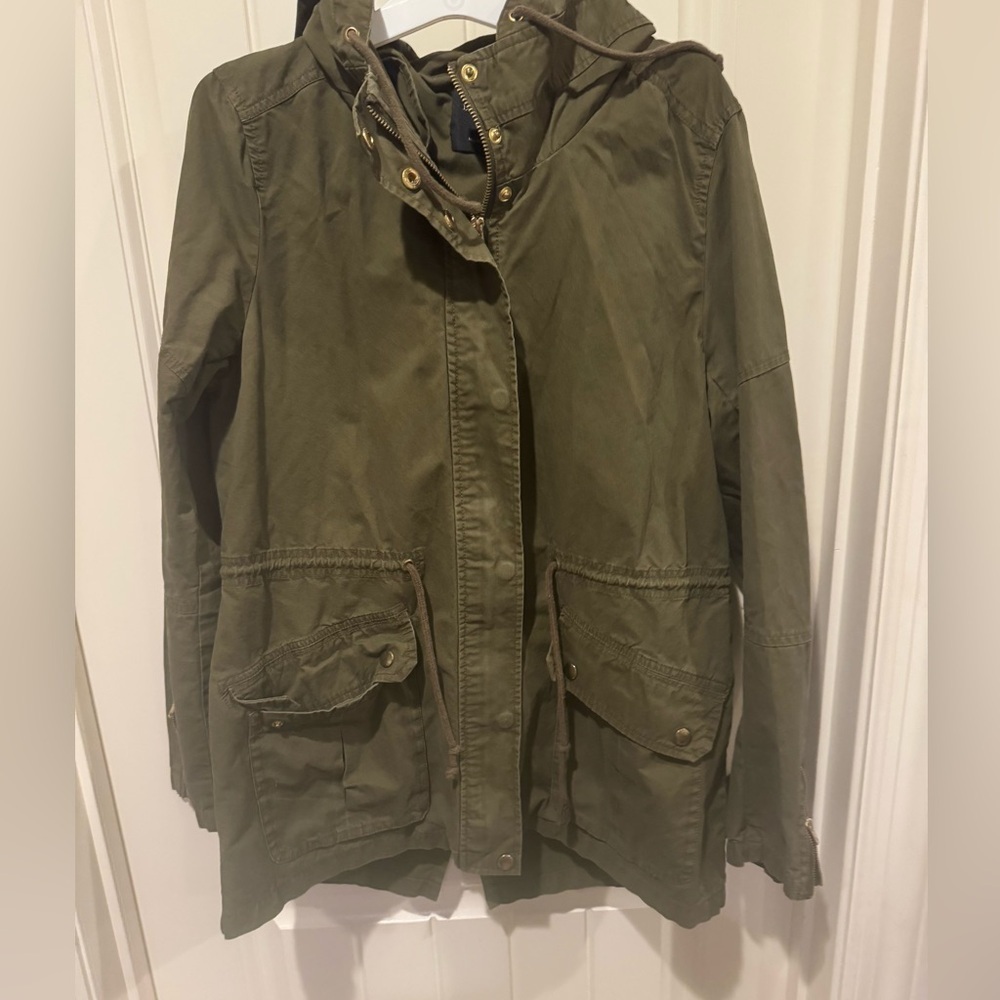 Lightweight army green jacket